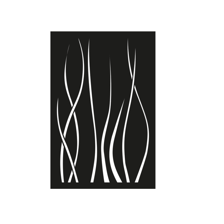 Ondulis plate for wall protection of wood or pellet stoves - Capska