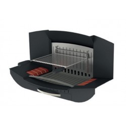Stainless Steel Barbecue Grille for Open Fireplace Insert