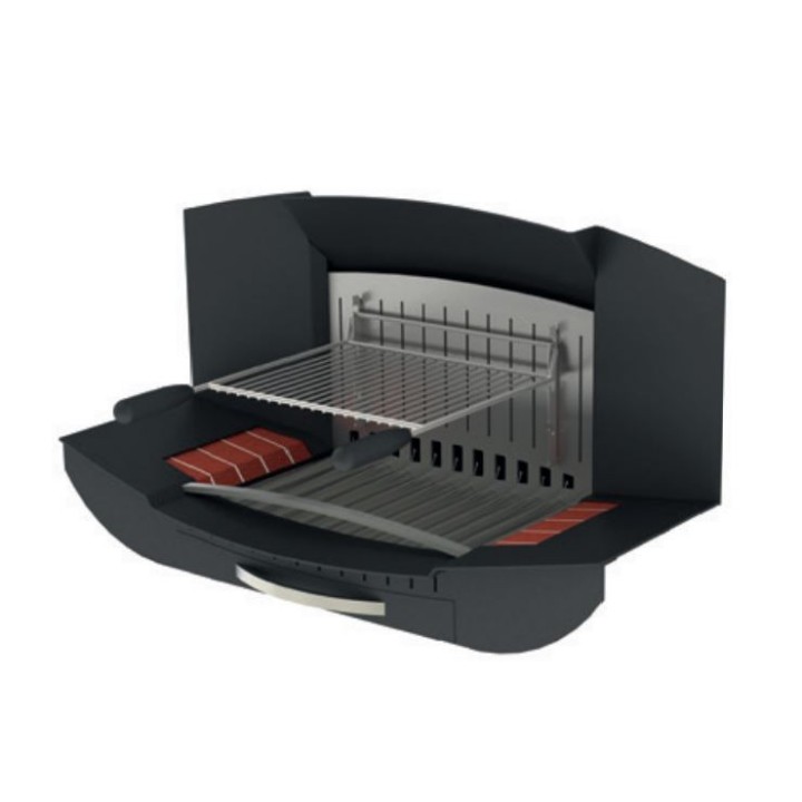 Grill für Kaminofen mit offenem Feuer - BBQ - Capska