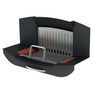 French-made Firewood Holder for Secure Open Fireplace