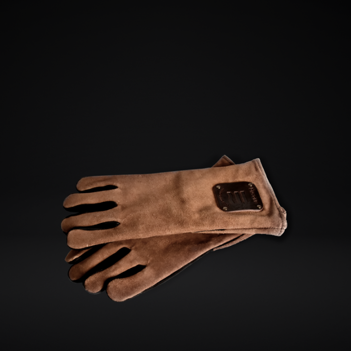 Durable Leather Heat-Resistant Gloves - Made in France