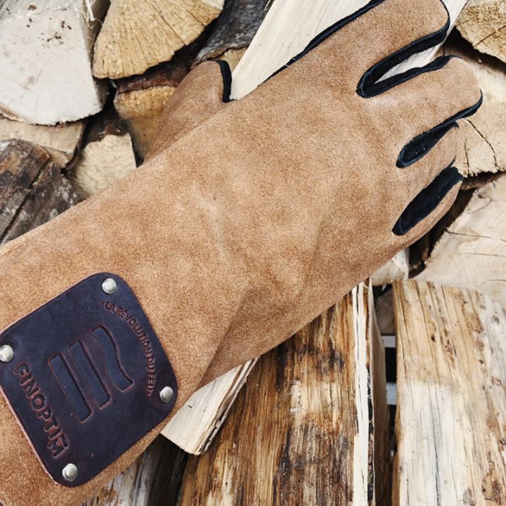 Gants anti chaleur de protection - anti feu et anti braises - Capska