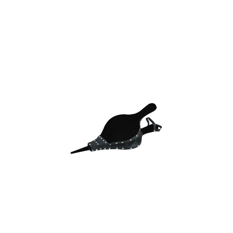 Soufflet Color- Uni Noir Cuir Noir