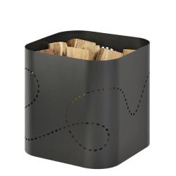 Rangement Bois Plane Noir Givre (N3)