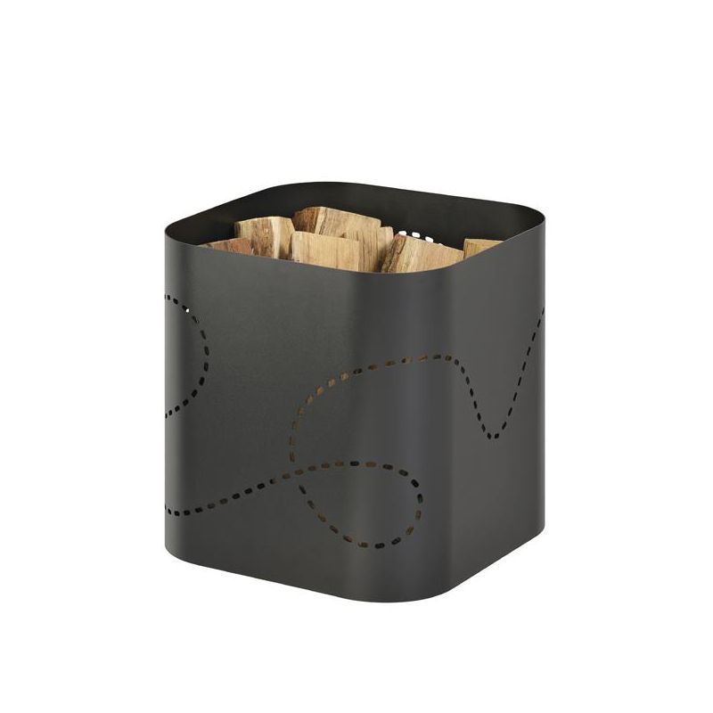 Rangement Bois Plane Noir Givre (N3)