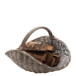 Panier A Bois NavigoOsier Grise