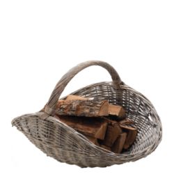 Panier A Bois NavigoOsier Grise