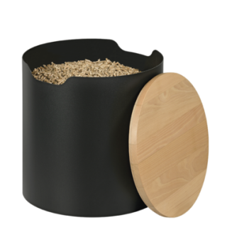 Pellet Barrel Storage for Fireplaces and Wood Stoves - Capska