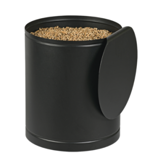 Almacenamiento de pellets para chimeneas y estufas de leña en villas - Capska