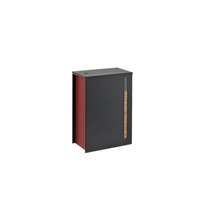 Cargo Black Pelletlager auf Rädern für Pelletöfen - Capska