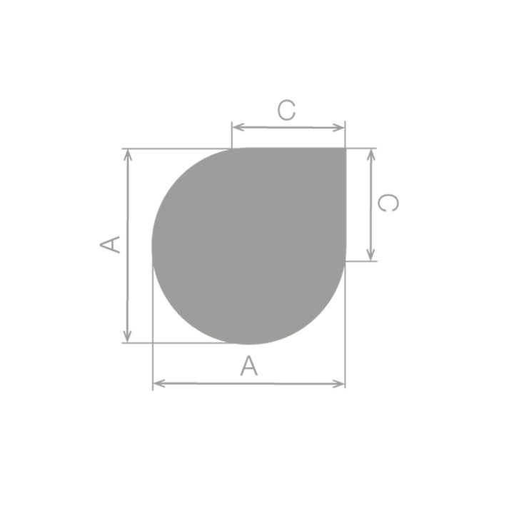Placa de terra de gota d'aigua d'acer Capska per a xemeneies i estufes de llenya