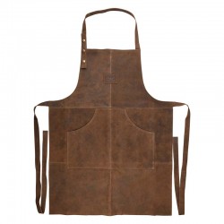 Tablier en cuir pour BBQ - Cuir de Buffle Épais - Homme -...