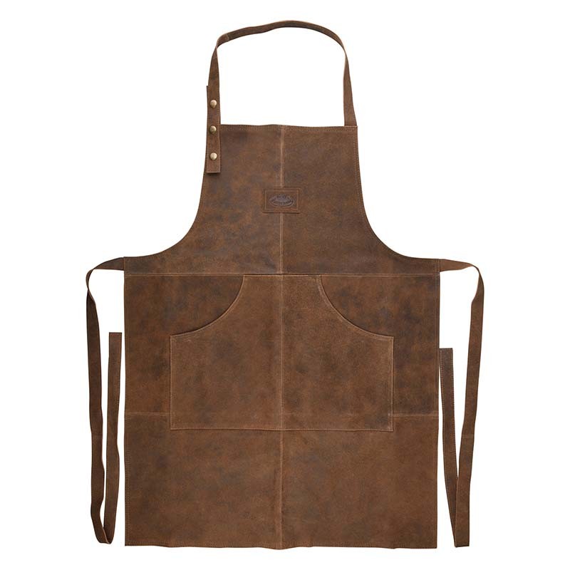 Tablier en cuir pour BBQ - Cuir de Buffle Épais - Homme - Cadeau Idéal