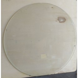 Floor protective plate - Glass - Round Ø100cm