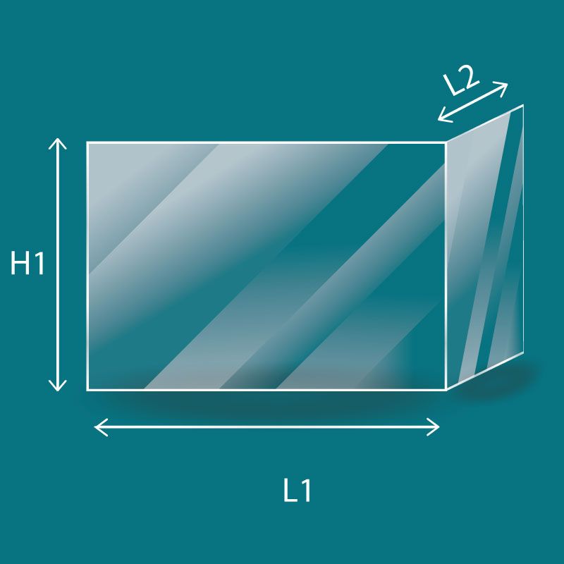 Vitre pliée - SPARTHERM Mini 2L-51