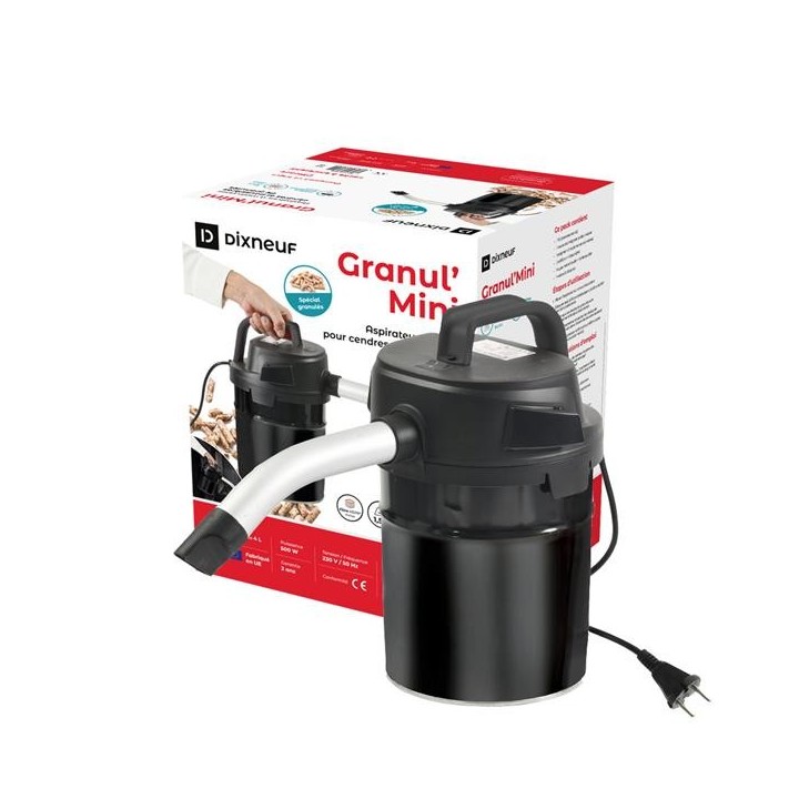 Aspirador de mano GRANUL'MINI - DN-042.AAC5 para chimeneas y estufas de leña - Capska
