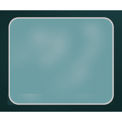 Jotul F105 - Vidrio Rectángulo 4 ángulos redondeados