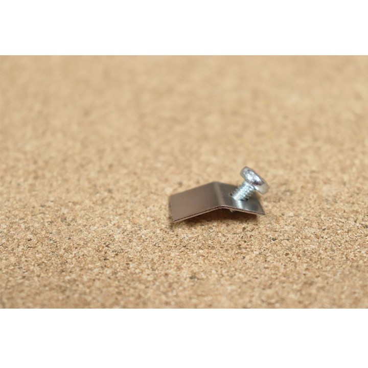 Hochwertige Glasbefestigung INVICTA 20x15mm