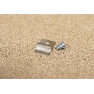 Clam vitre 20 x 15 plié + vis INVICTA réf AS700180A (vendu à l'unité)