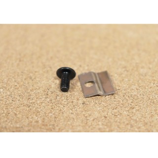 Fixe vitre SUPRA réf 20407 - 31 x 16 mm (vendu à l'unité avec une vis) - Capska