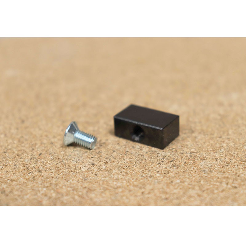 Clam de vitre foyer 600 - 20 x 8 x 12 mm Clam de vitre foyer 600 - 20 x 8 x 12 mm