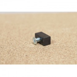 Clam de vitre foyer - 20 x 10 x 10 mm