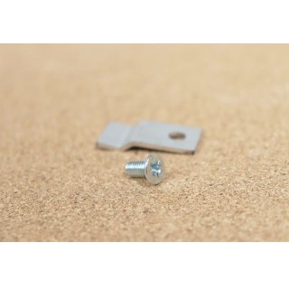 Fixe vitre SUPRA réf 20407 - 31 x 16 mm (vendu à l'unité avec une vis)
