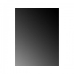 Floor protective plate - Black glass - 100x80cm rectangle
