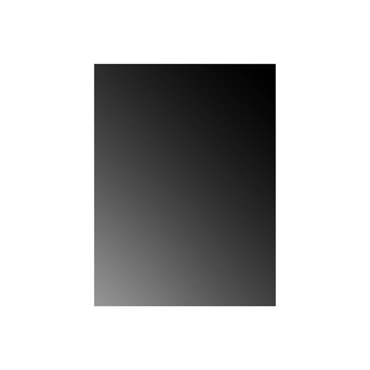 plaque de sol en verre trempé noir rectangle de 100x80cm