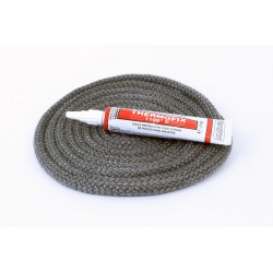 Joint rond tressé ø 8 mm x 2,5 m + colle