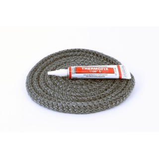 Guarnizione Rotonda Intrecciata ø 10 mm x 2,5 m + colla - Capska