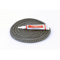 Round Braided Seal ø 10 mm x 2,5 m + glue