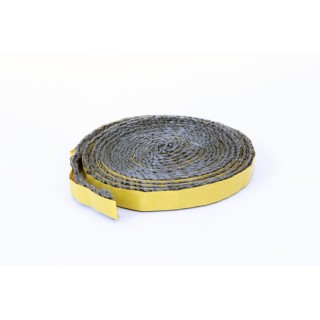 Selbstklebende Flachdichtung (schwarz) 10 x 2 mm - 2,50 m - Capska