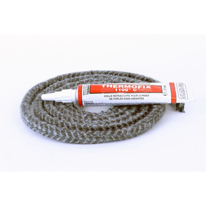 Guarnizione porta SUPRA 9 x 5 mm x 1 metro (rif 06546) + colla - Capska