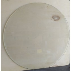 Piatto di protezione del pavimento - vetro - rotondo Ø110 cm