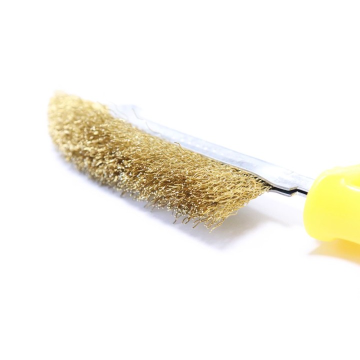 Cepillo metálico de latón - Mango ergonómico - Capska