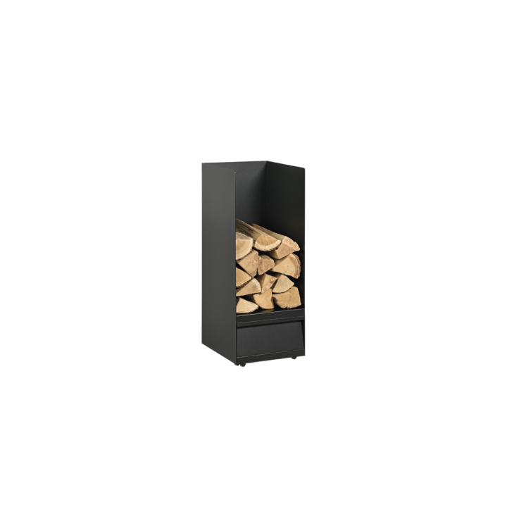 Rangement A Buches Mister Noir Givre (N3) - Tiroir Noir Givre (N3)