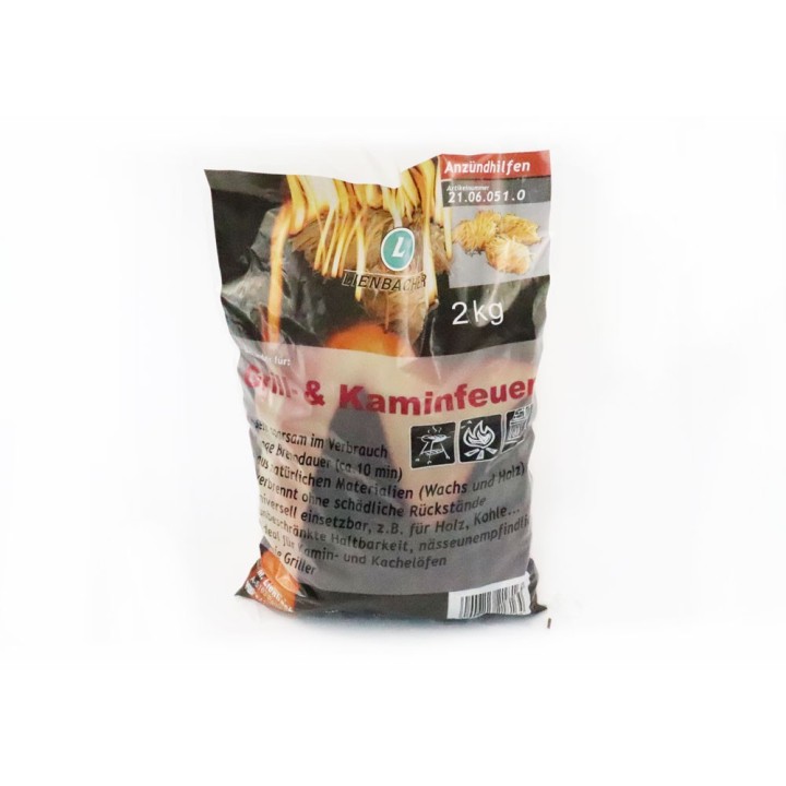 Encendedor de fuego en saco de 2kg - ¡Aprovecha nuestras ofertas!