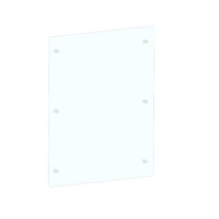 Set di 2 protezioni in vetro per pareti 800X1200 Protezione per pareti - Capska