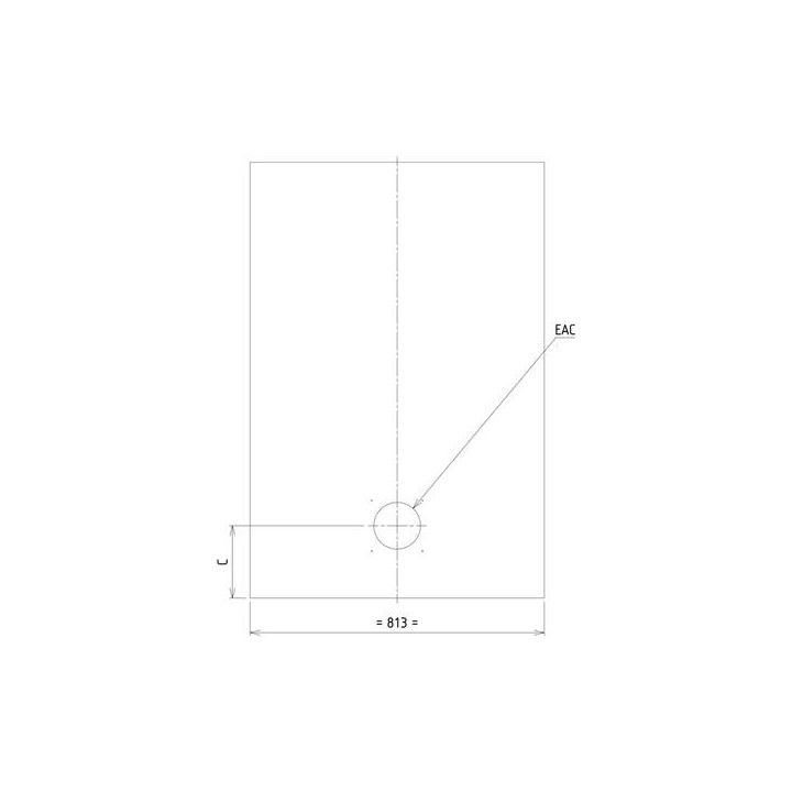 Einfacher Wandschutz 81X120 Cm Ea Mittelwandschutz - Capska