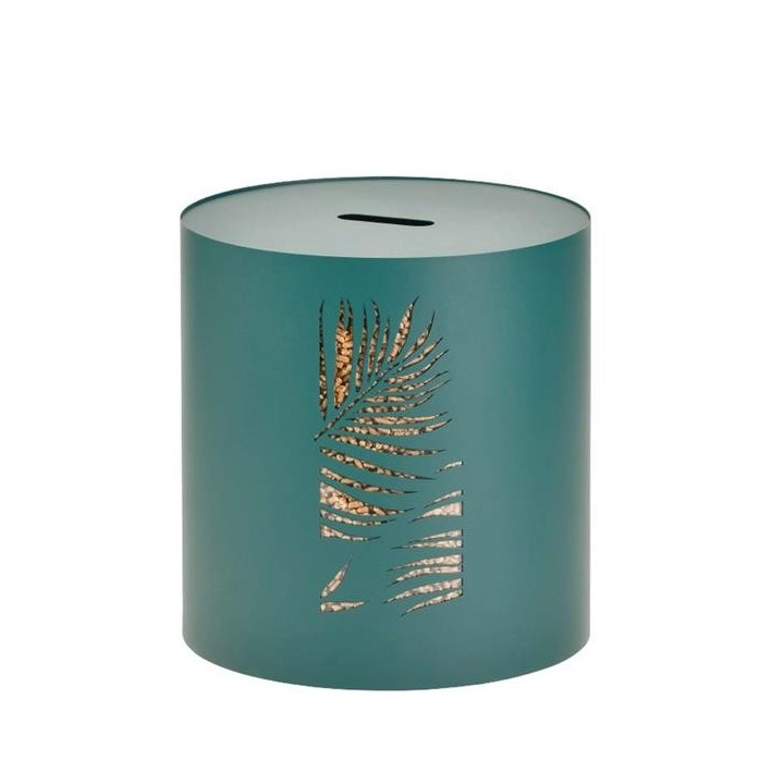 Riserva per pellet Flores Verde: stoccaggio di design - Capska