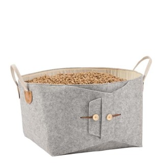 Cesta de almacenamiento de madera acogedora - Capska