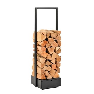 Esterel Black Log Rack Emmagatzematge de fusta - Capska
