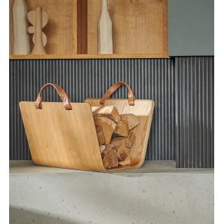 Porta troncs de poliuretà Madera Fusta natural - Capska