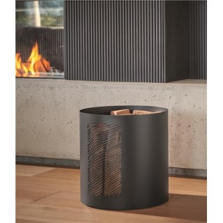 Bastidor de troncs d'acer negre - Capska