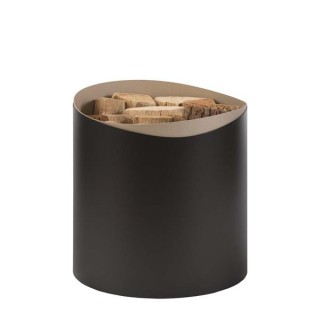 Leñero de acero Sahara: Elegancia y practicidad para tu leña - Capska