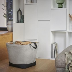Sac Belagio Polyester Gris - Dixneuf pour Cheminée