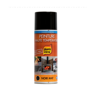 Pintura alta temperatura aerosol negro 400ml | Tienda Capska