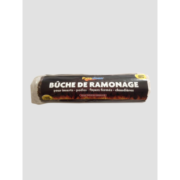 Pack FLAMBEE bois - Allume-feu + Buche de ramonage - Capska