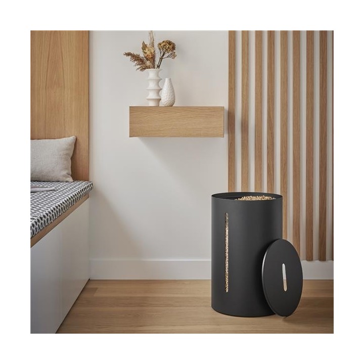 Neos Pellet Container Dixneuf -Modern Fuel storage Box - Capska